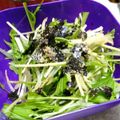 tyawas's cooksnap of when they made 水菜の胡麻サラダ.