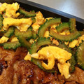 こはる・▽・'s cooksnap of when they made お弁当にグー♪ゴーヤの和風玉子焼き.