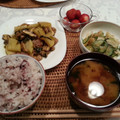 夢みるカエル's cooksnap of when they made 大葉が香る♪ちくわときゅうりの酢の物.