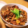 ♡みっぽ's cooksnap of when they made 牛肉とごぼうの柳川丼.