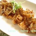 Cafe香茶's cooksnap of when they made 鶏のから揚げ　ねぎソース 油淋鶏.