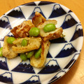 ぐーたらレシピ研究所's cooksnap of when they made お弁当に♪ちくわと枝豆のマヨごま塩味.
