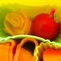 ニコニコシフォン's cooksnap of when they made お弁当に〜♪たくあんでバラ飾り.