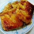 リガレ怪獣かーさん's cooksnap of when they made 油揚げの卵詰め焼き.
