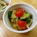 うららすもも's cooksnap of when they made ピリッ！トマトきゅうり新玉の和サラダ.
