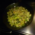 nocochi's cooksnap of when they made あと一品!ピーマンとキャベツのしらす炒め.