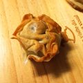komugiko4's cooksnap of when they made 餃子の皮でかぼちゃのお焼き.
