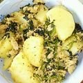 八雲麻衣's cooksnap of when they made ★皮付き新じゃがとほうれん草のツナ炒め★.
