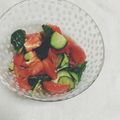 tsubom1002's cooksnap of when they made ピリッ！トマトきゅうり新玉の和サラダ.