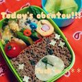 ひなひなまるまる's cooksnap of when they made ジャッキー☆くまのがっこう☆キャラ弁.