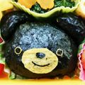 パパチとママチ's cooksnap of when they made くまちゃん＊海苔おにぎり＊キャラ弁.