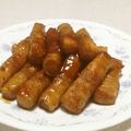 yuli1223's cooksnap of when they made 簡単ボリューム満点☆厚揚げの豚バラ巻き.