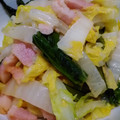 しそゆな's cooksnap of when they made 白菜と小松菜のベーコン炒め.