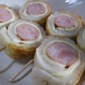 ちばたま's cooksnap of when they made ちくわのチーわさウインナー巻き.