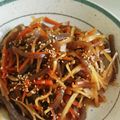 そうのじ410's cooksnap of when they made ご飯のお供に！★大根のきんぴら★.