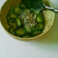 えりこ０８２４'s cooksnap of when they made キュウリとジャコの☆お手軽酢の物.