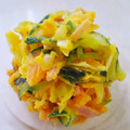 taako1552's cooksnap of when they made ハムとかぼちゃときゅうりのサラダ.