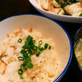 サンフランシスコ's cooksnap of when they made 簡単☆鮭ときのこのバター醤油炊き込みご飯.