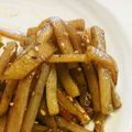 ごーまゆ's cooksnap of when they made 10分で！シャキシャキヤーコンのきんぴら.