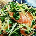 ゆかまま♡'s cooksnap of when they made スモークサーモンとかいわれのマヨサラダ♪.