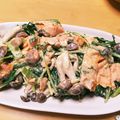foglia5655's cooksnap of when they made 鮭としめじの特製マヨソース和え.