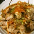 ぴよぴよlion's cooksnap of when they made 鶏ももと彩り野菜のてりやき丼.