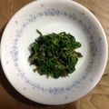 necoronda's cooksnap of when they made 春菊の胡麻和え.