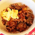A子／平日のおやつ's cooksnap of when they made ご飯が進む麻婆茄子♪.
