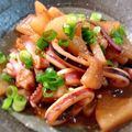 ぺっぺぺ72's cooksnap of when they made ピリ辛イカ大根.