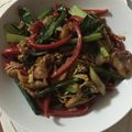 Aco313's cooksnap of when they made 豚バラ肉とナス、ピーマンの甜麺醤炒め.