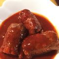 ほのぼのいっこ's cooksnap of when they made 牛肉のきのこ巻き赤ワイン煮込み.