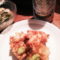 bulico's cooksnap of when they made 新玉ねぎと空豆と海老のかき揚げ.
