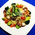 aya_sas's cooksnap of when they made 胡瓜•トマト•蛸の超簡単☆冷製パスタ♪.