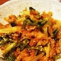 ひろぴた's cooksnap of when they made 捨てないで！セロリの葉のピリ辛炒め.