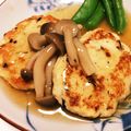 ひろよし1201's cooksnap of when they made ヘルシー★おから入り和風ハンバーグ.