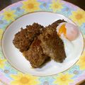 anzusmap's cooksnap of when they made ひき肉ステーキの照焼き.