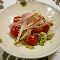 Haru Haru's cooksnap of when they made プチトマトのみょうがでサッパリ胡麻和え☆.