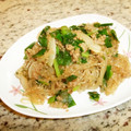 akiko_ara's cooksnap of when they made にらと春雨の肉炒め.
