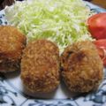 アジュンマ's cooksnap of when they made 里芋コロッケ.