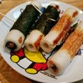 ビギナーえい's cooksnap of when they made 梅チーズ海苔ちくわ.