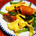 ゆぼ☆'s cooksnap of when they made 簡単♪卵とウインナーとアスパラの炒め物♪.