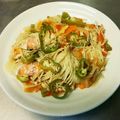 ♥ゆん♥'s cooksnap of when they made フライパン一つ☆鮭と野菜のバター焼き.