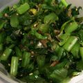 ChimakiK's cooksnap of when they made 簡単！カブの葉、大根の葉てふりかけ.