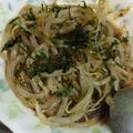 大王イカ's cooksnap of when they made お手軽副菜☆もやしの海苔佃煮和え.