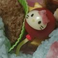 よ-ぐる's cooksnap of when they made キャラ弁飾り・プチトマトで＊林檎キティ.