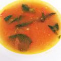 健康ランドのアリス's cooksnap of when they made その名もバ汁！トマトとバジルの冷製スープ.