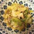 嫁アザラシ's cooksnap of when they made レタス大量消費☆豚とレタスのめんつゆ炒め.
