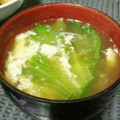 ヨシヨッシー's cooksnap of when they made 超簡単に！レタスと卵のスープ.
