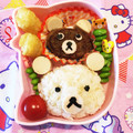 fumikodesu's cooksnap of when they made クマさんのお弁当～幼稚園児.