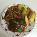 ちあこり's cooksnap of when they made ハヤシ？な煮込みハンバーグご飯と共に～.